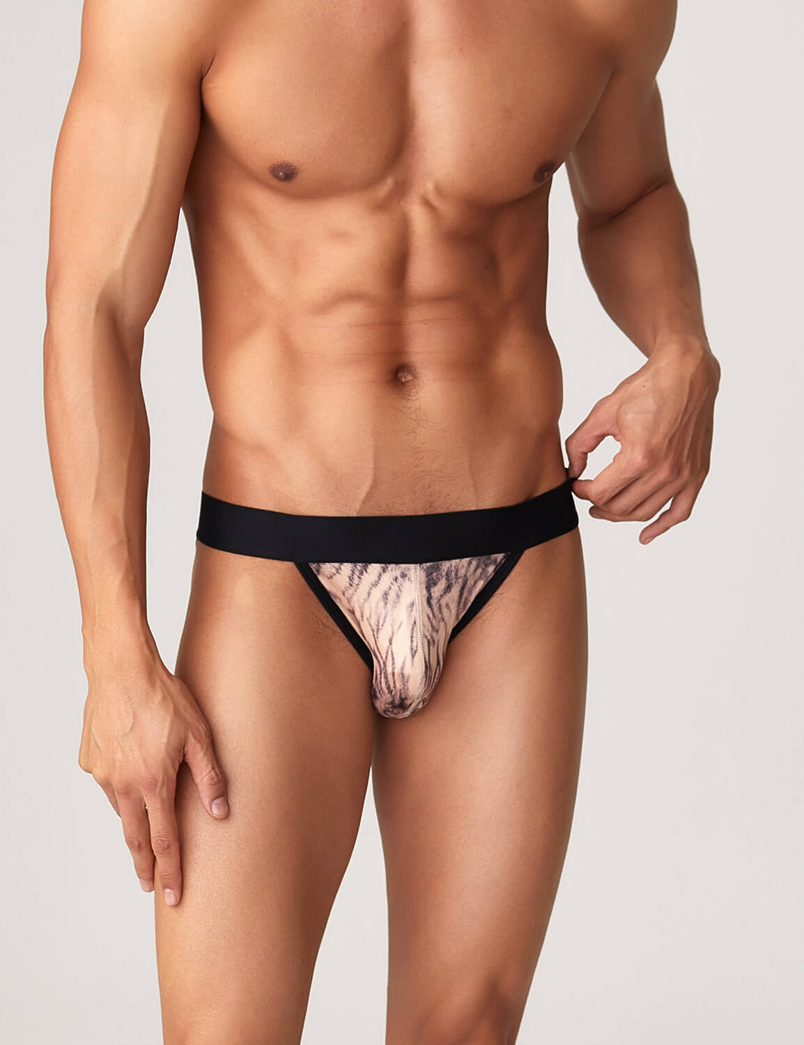 Low Rise Camouflage Sexy Jocks Thongs 00106