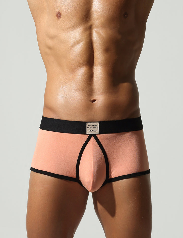 Contrast Trim Boxer Briefs – Soft Stretch Pouch Underwear 26201