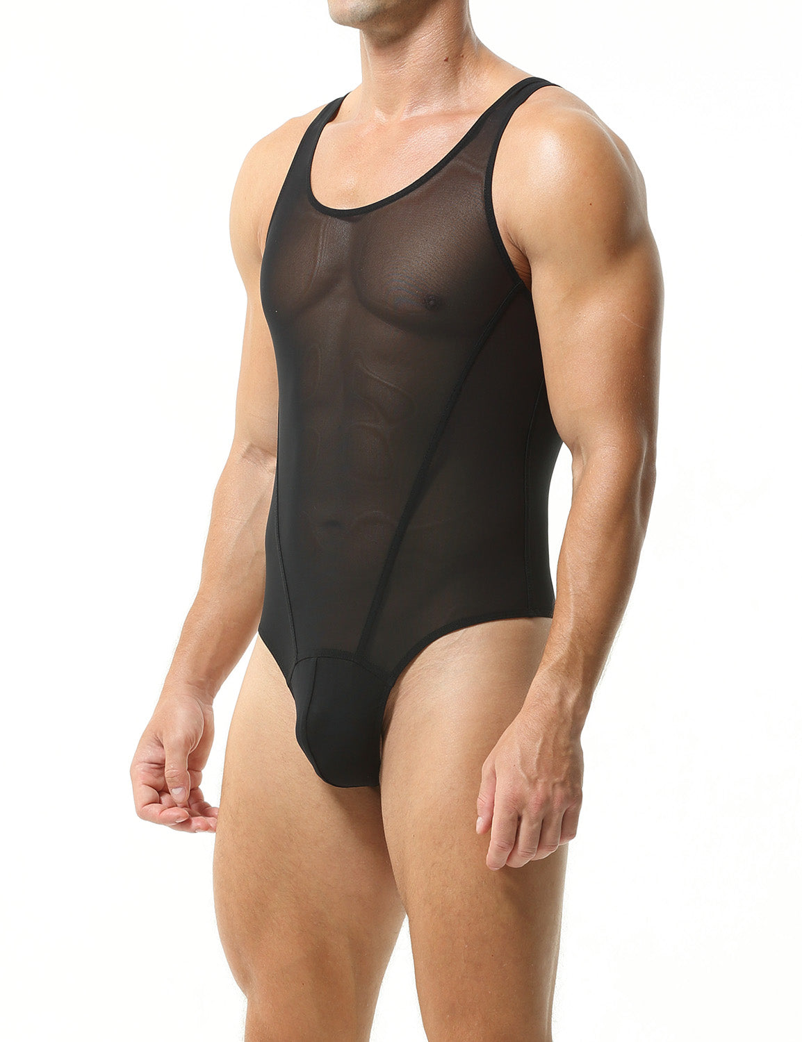 TAUWELL Mens Sexy Mesh Thong Bodysuit 23701 – SEOBEAN®