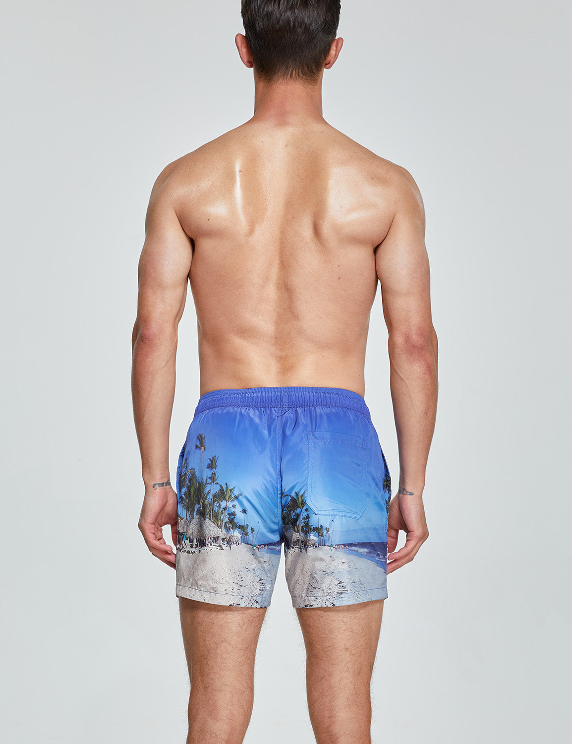 Swim Shorts 231301 with Quick-Dry in Blue Ocean