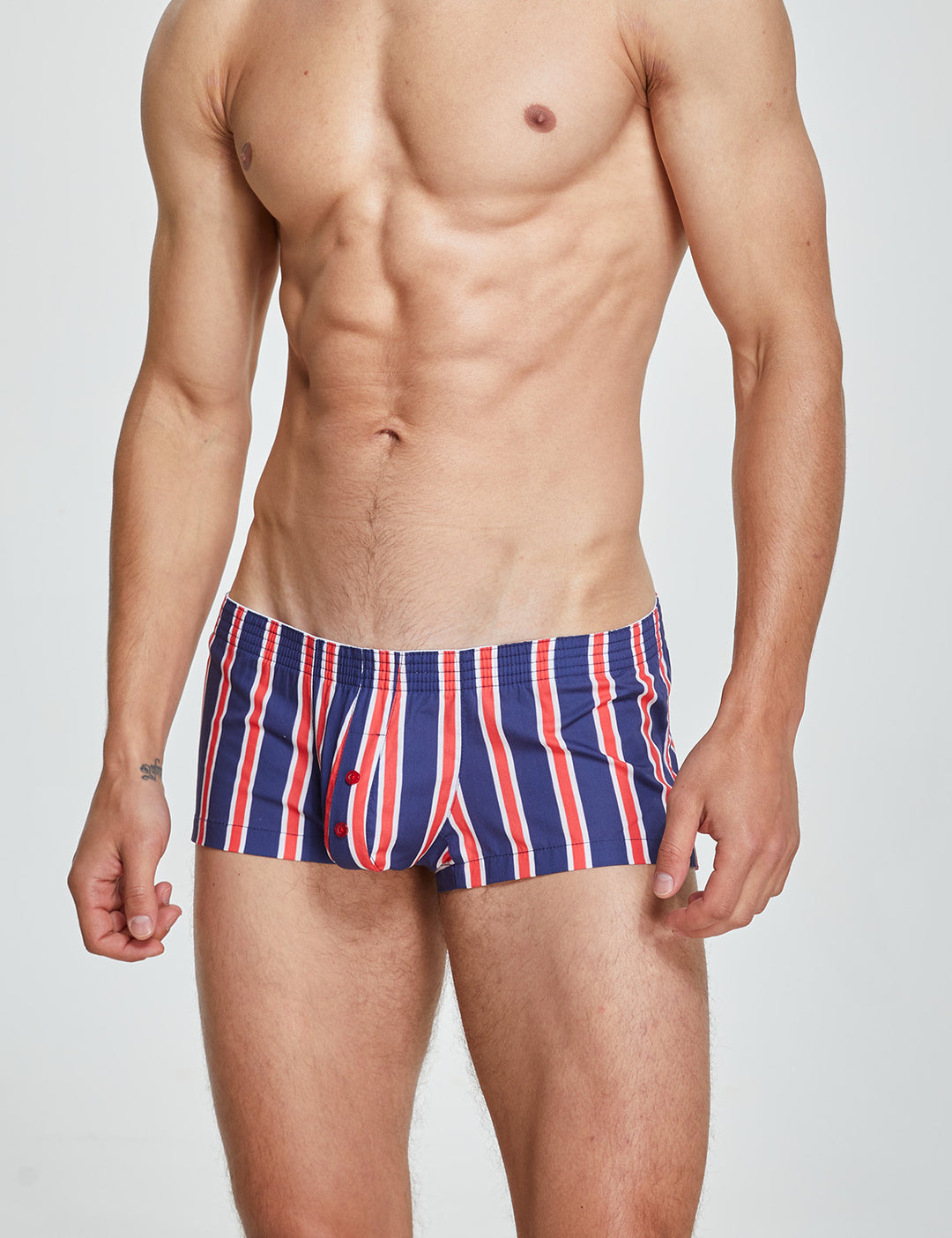 Striped Fit Trunks 230509