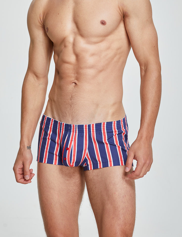 Striped Fit Trunks 230509