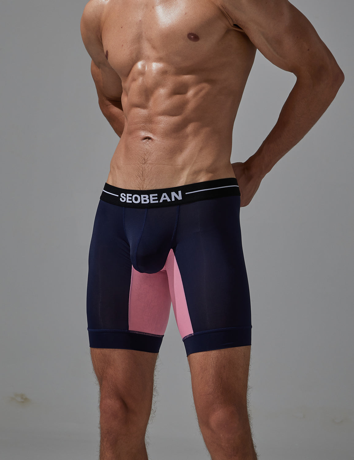 SEOBEAN Slip Boxer Uomo A Vita Bassa - Trunk In Cotone E Spandex - Biancheria Intima Morbida (Taglie Asiatiche)