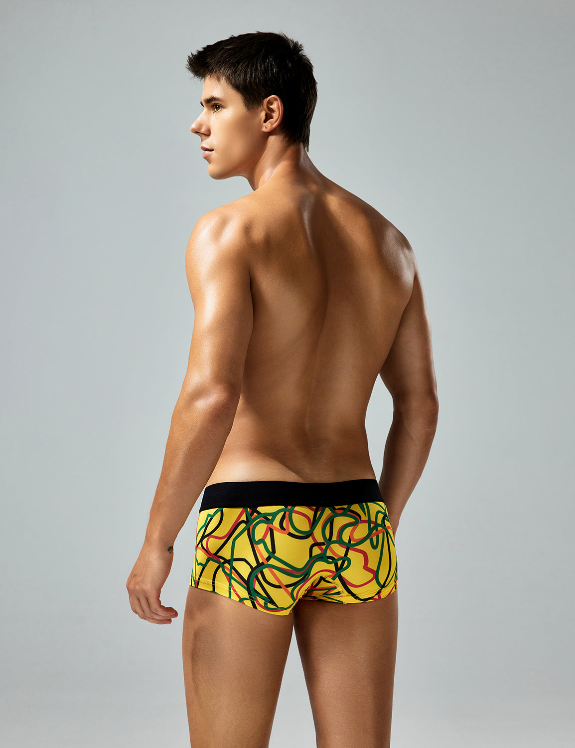 Messy Lines Boxer Brief 240212