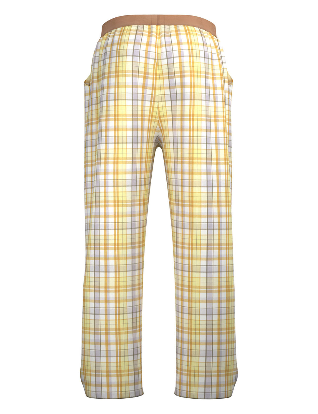 Classic Plaid Cotton Lounge Pants 260505