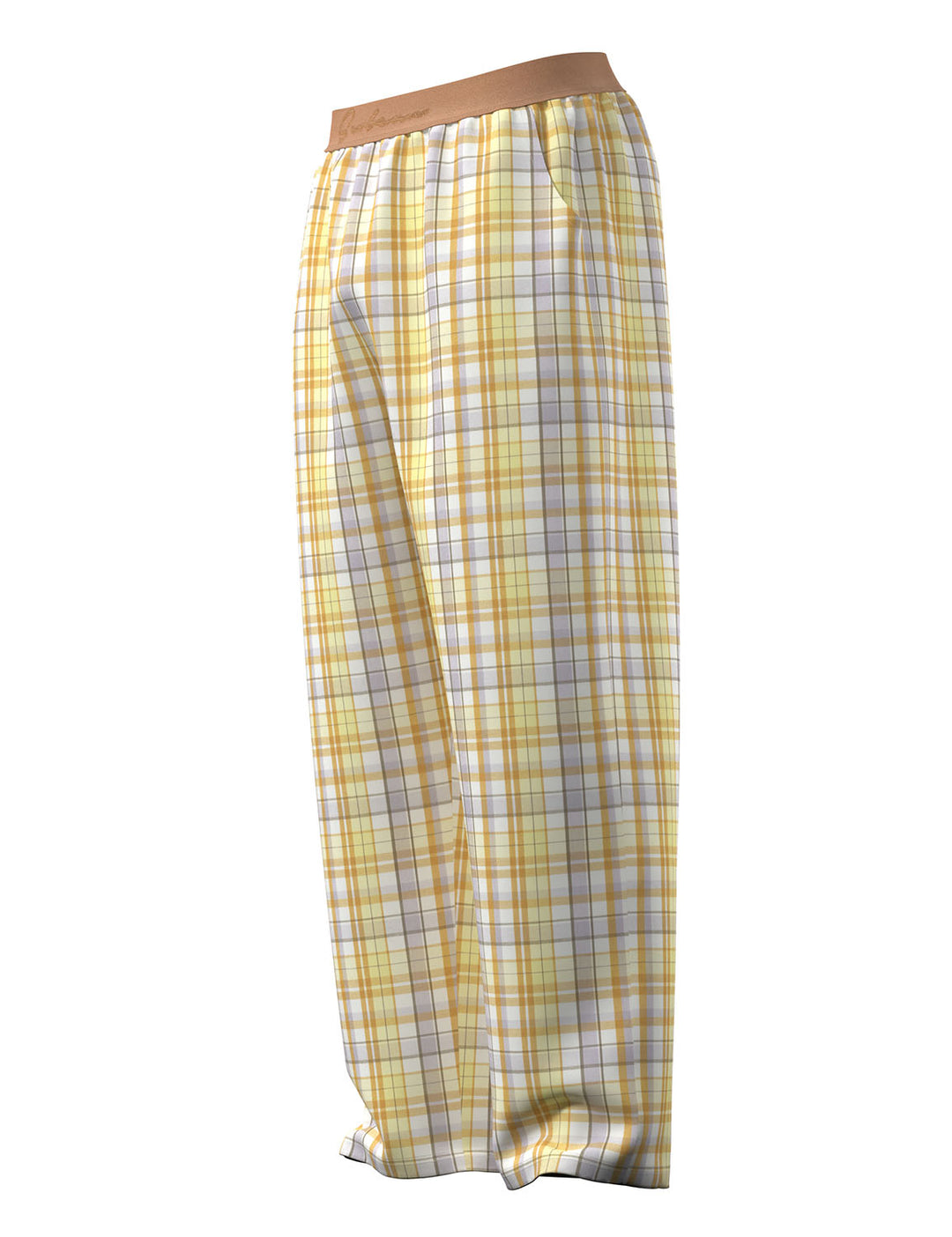 Classic Plaid Cotton Lounge Pants 260505