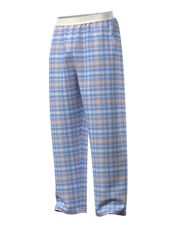 Classic Plaid Cotton Lounge Pants 260505