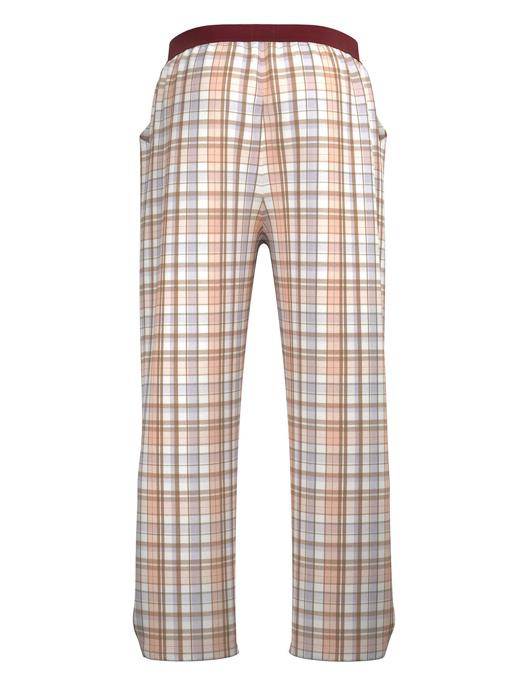 Classic Plaid Cotton Lounge Pants 260505