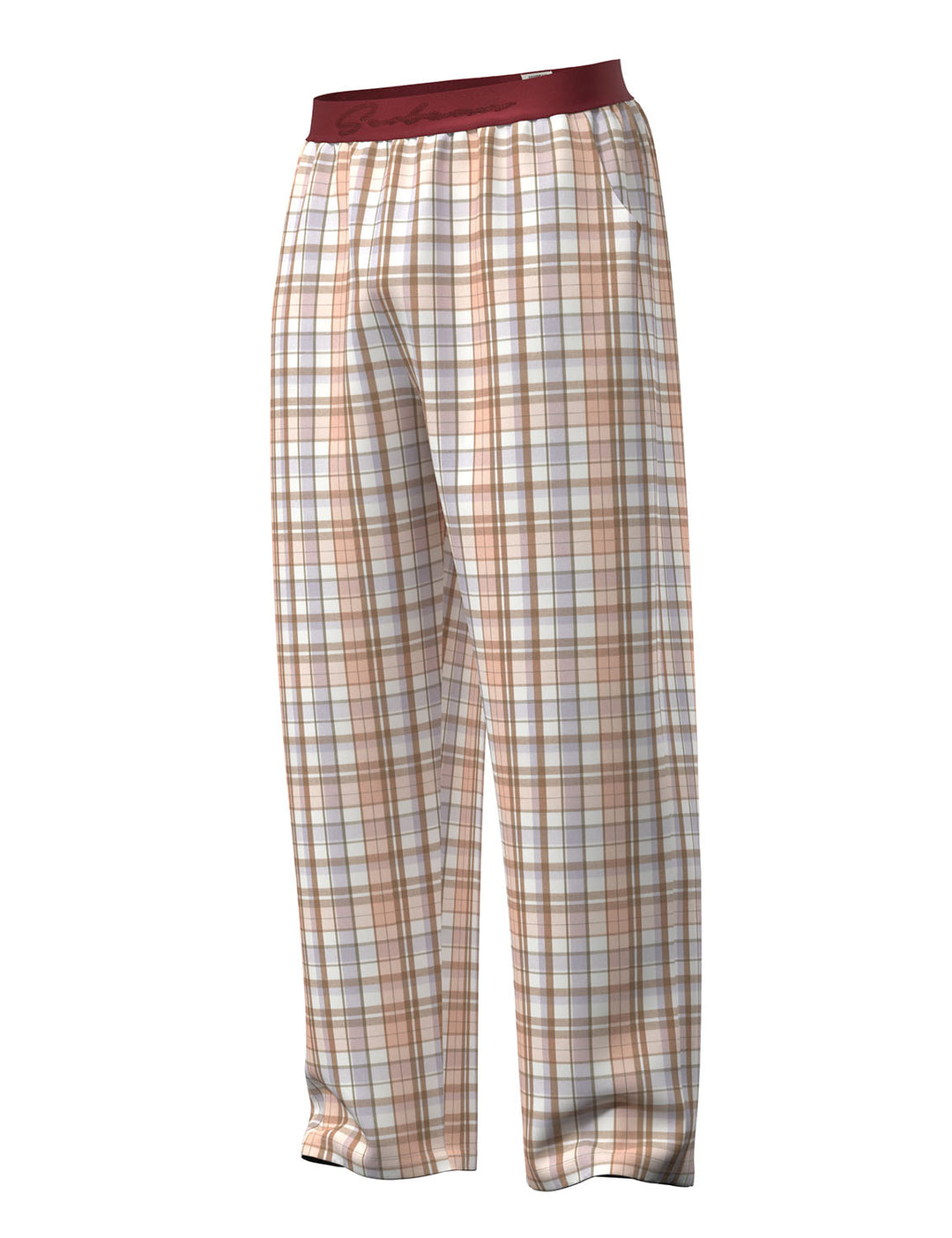 Classic Plaid Cotton Lounge Pants 260505