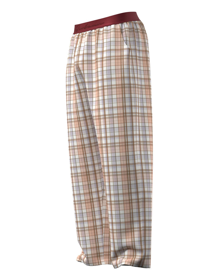 Classic Plaid Cotton Lounge Pants 260505