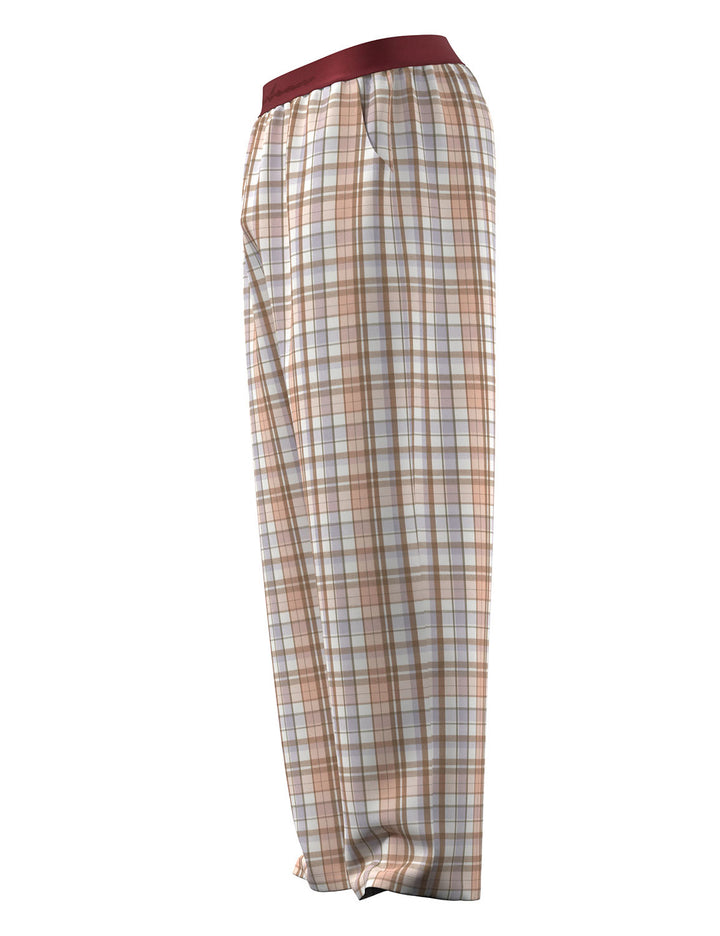 Classic Plaid Cotton Lounge Pants 260505