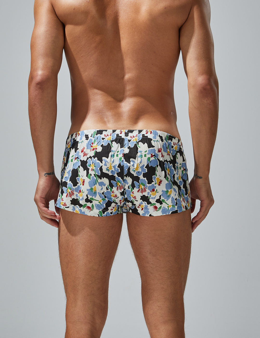Fit Trunks 250503 in Blue Flowers
