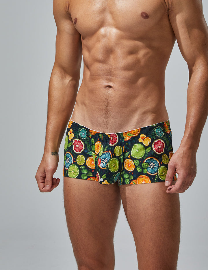Fit Trunks 250503 in Fruit Lemon