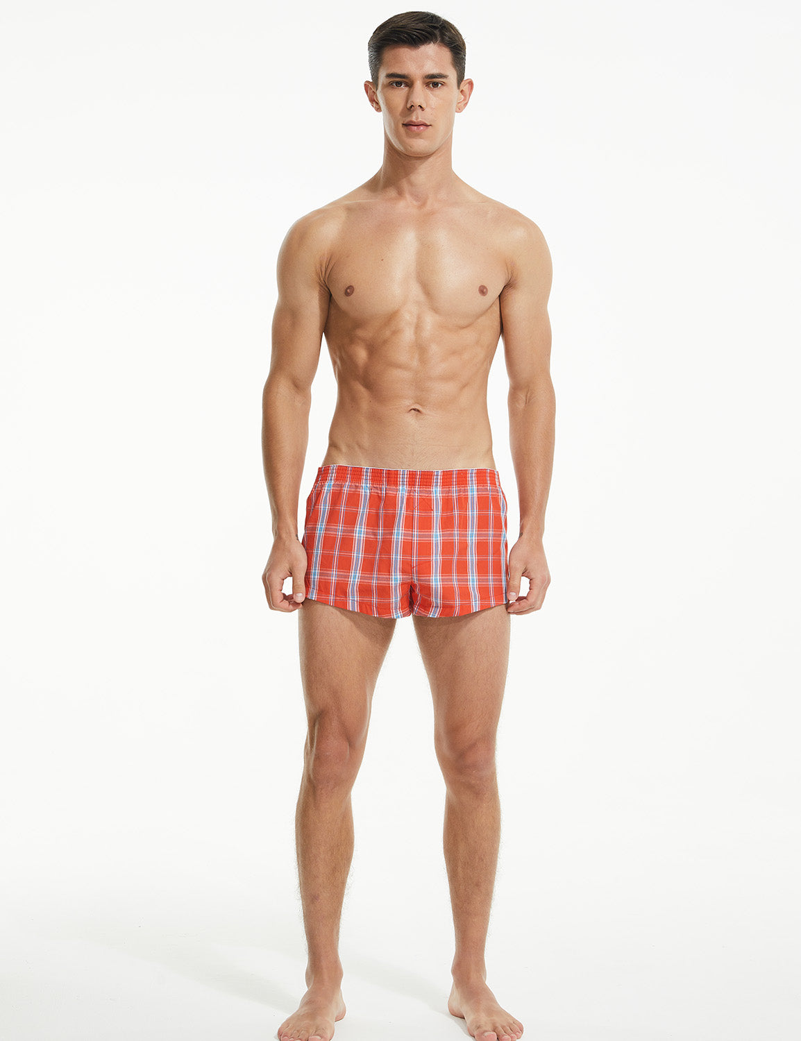 Checkered Loose Trunks 230508
