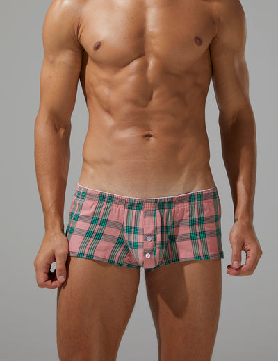 New Checkered Fit Trunks 230507