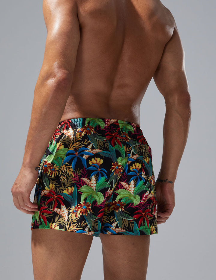 Quick-Dry Swim Shorts 251303 in Tropical