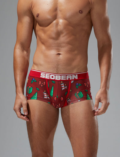 Christmas Boxer Brief 250207 Red