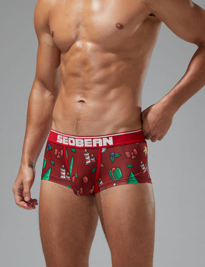 Christmas Boxer Brief 250207 Red