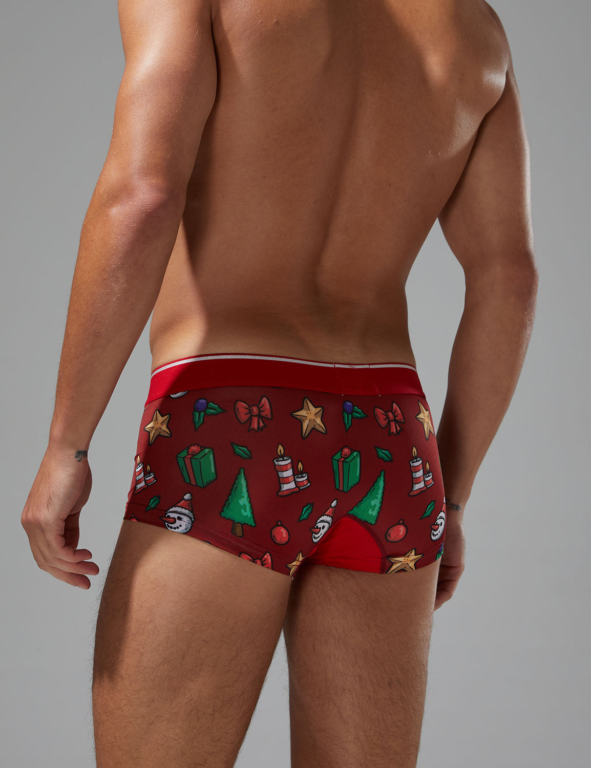 Christmas Boxer Brief 250207 Red