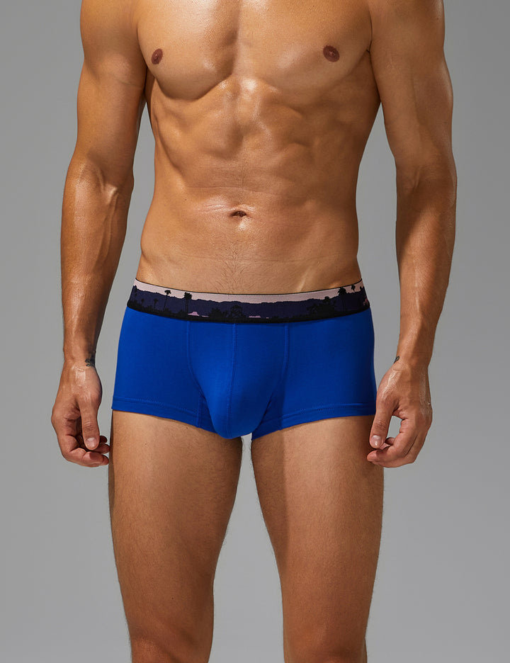 Landscape Print Waistband Boxer Briefs 260202