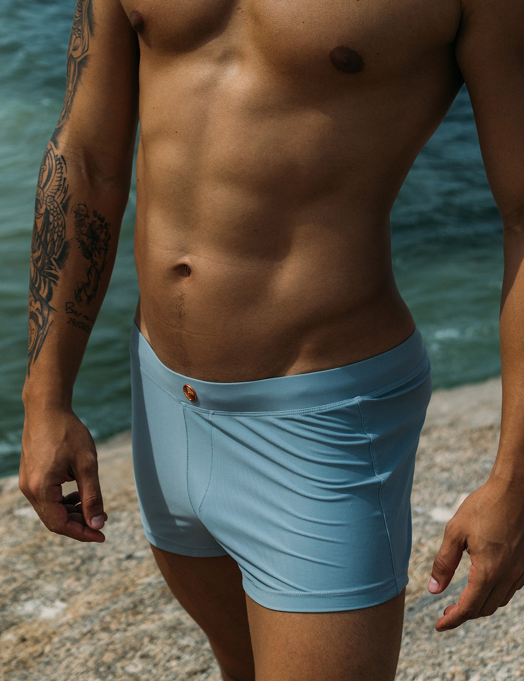 Solid Swim Boxer 230801