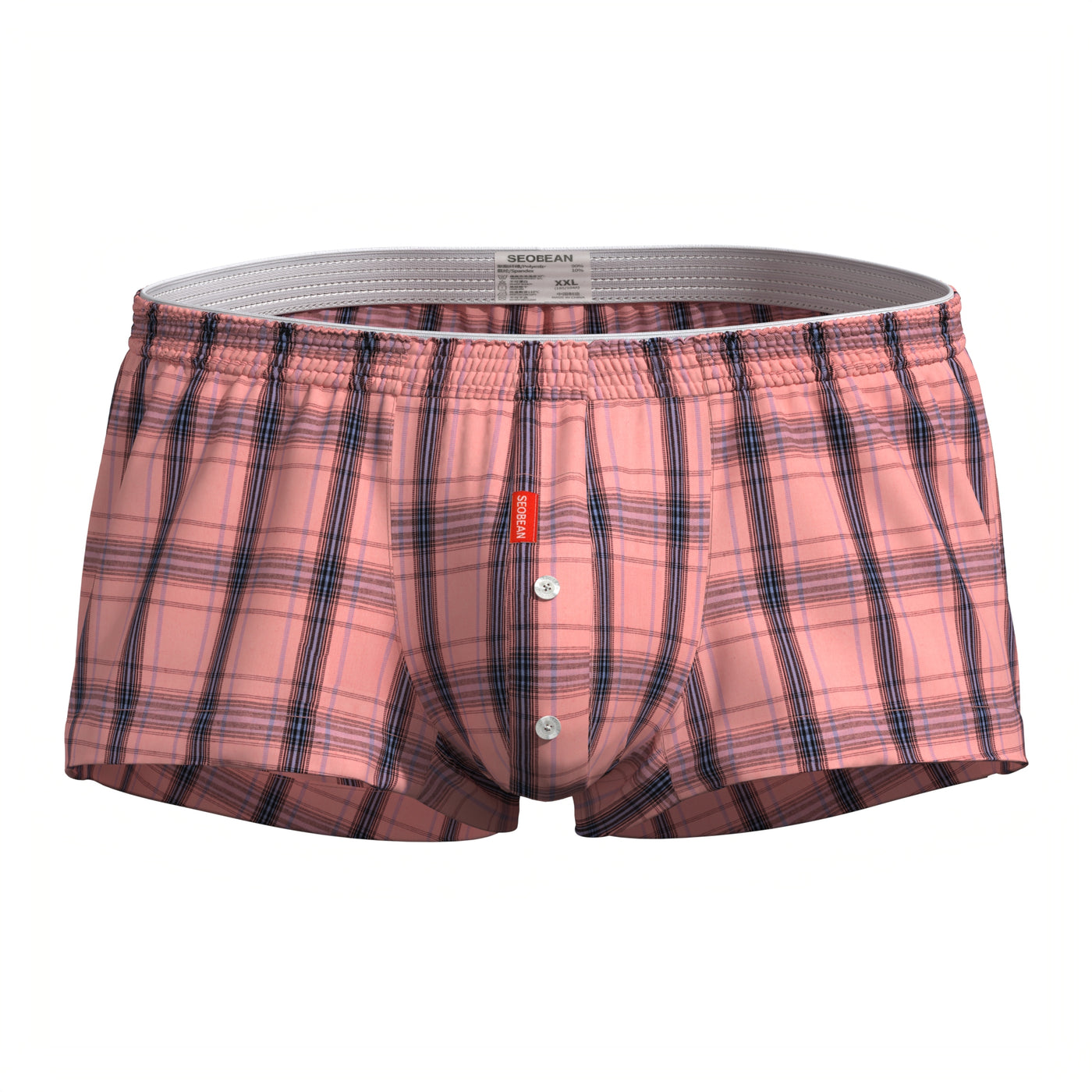 Checkered Fit Trunks 250504