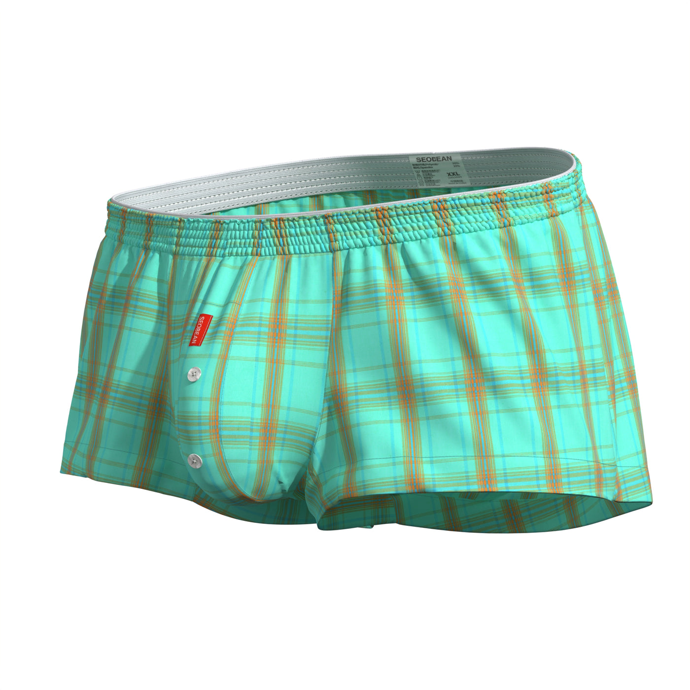 Checkered Fit Trunks 250504