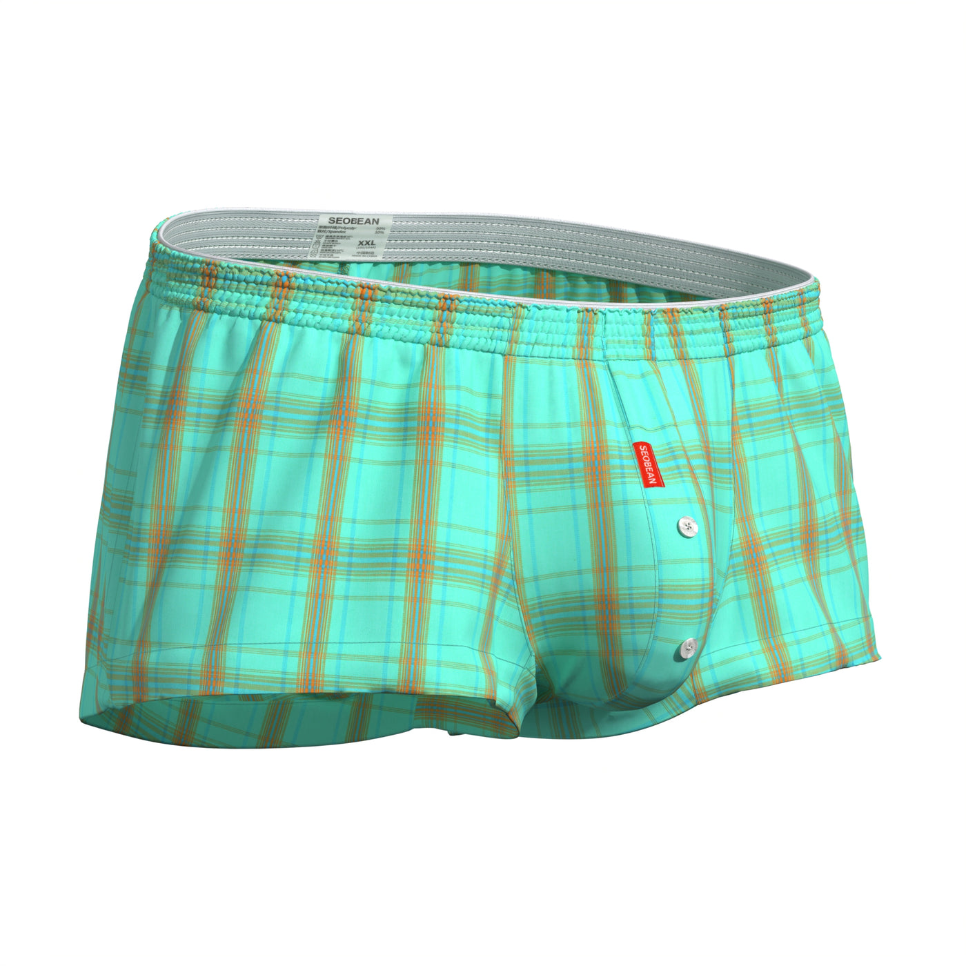 Checkered Fit Trunks 250504
