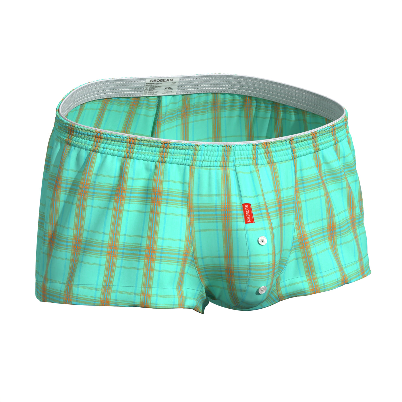 Checkered Fit Trunks 250504