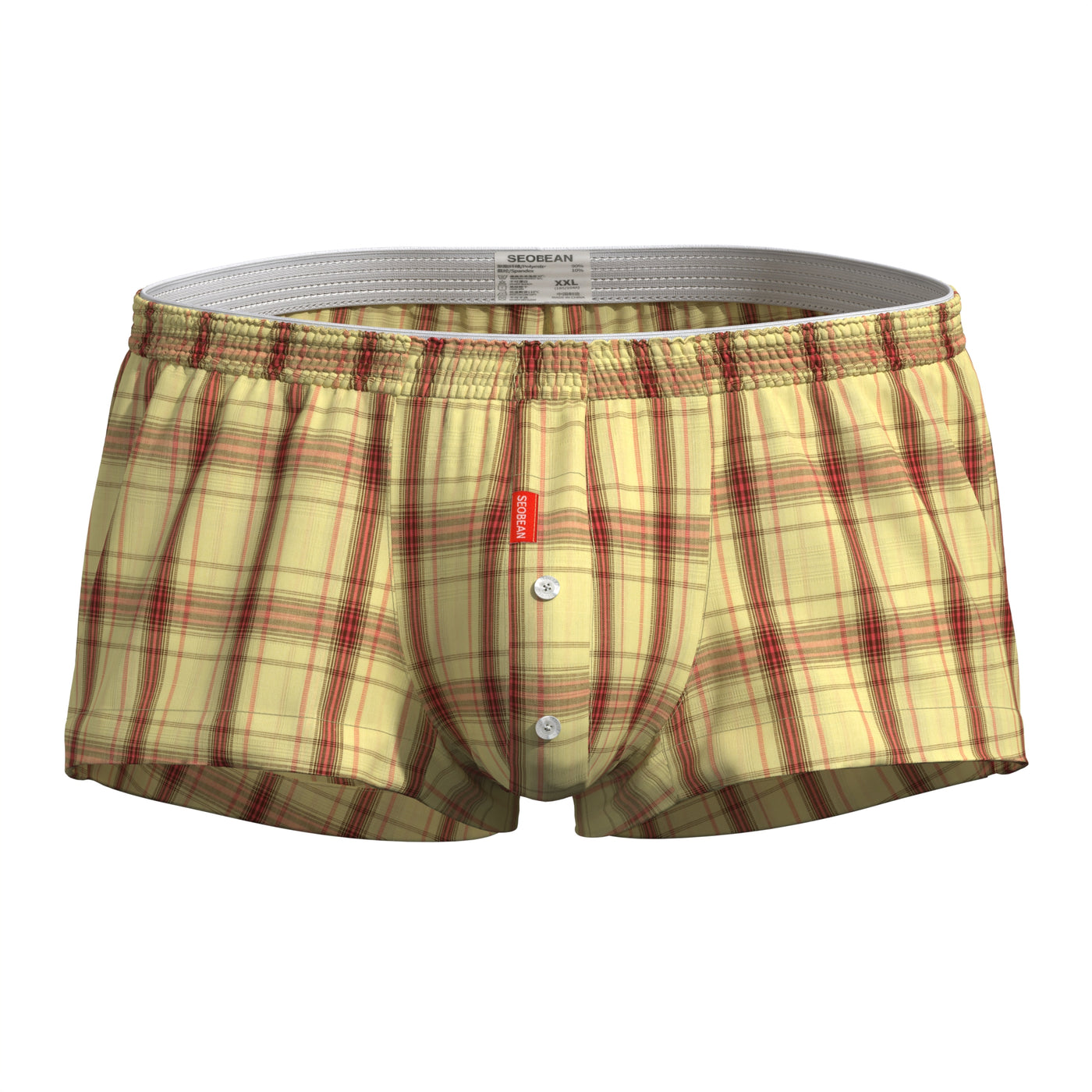 Checkered Fit Trunks 250504