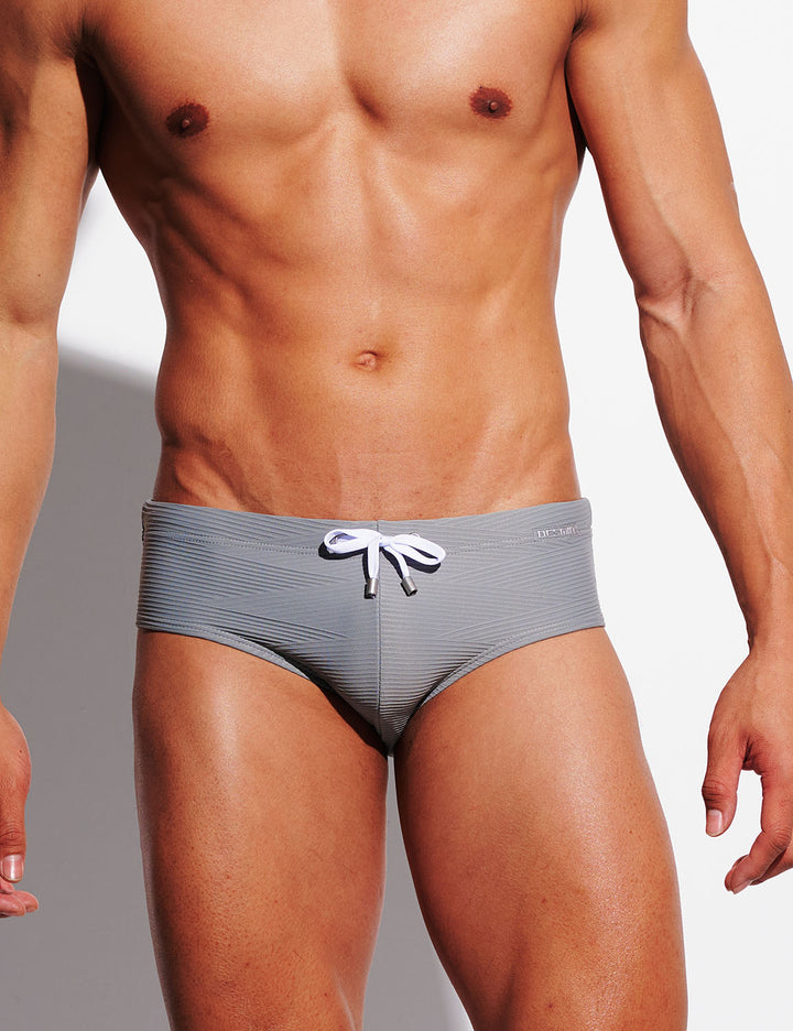 Ripple Texture Low-Rise Swim Briefs S3632