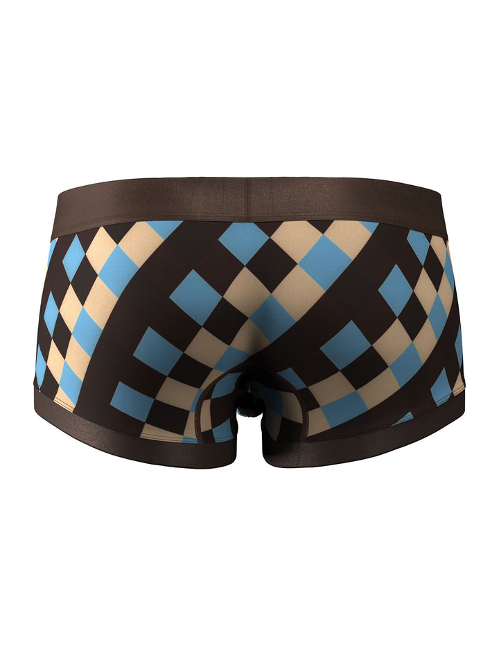 Retro Harlequin Print Boxer Briefs 260208
