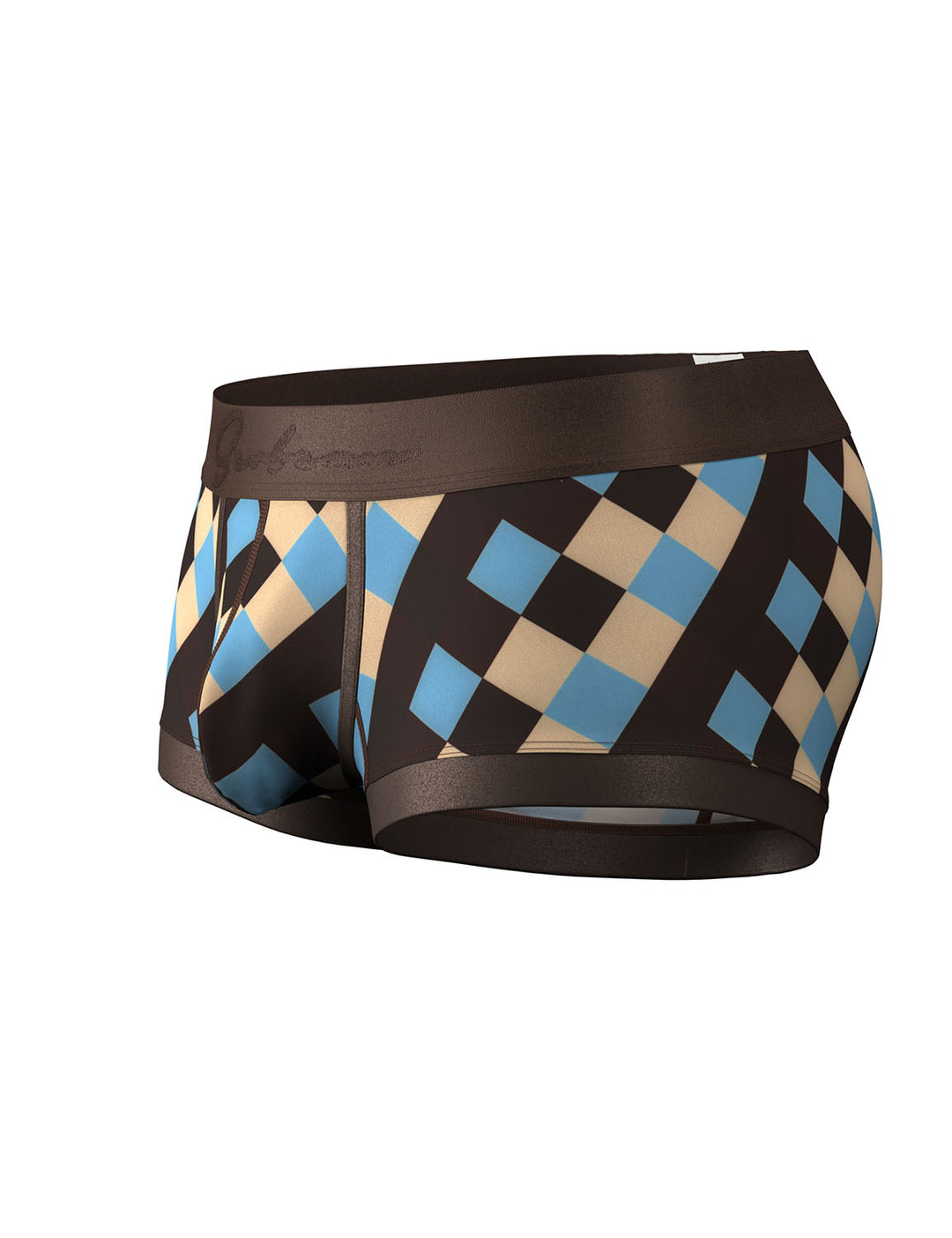 Retro Harlequin Print Boxer Briefs 260208