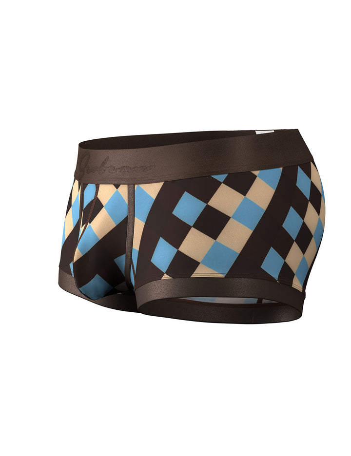 Retro Harlequin Print Boxer Briefs 260208