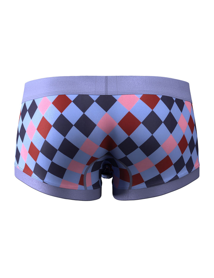 Retro Harlequin Print Boxer Briefs 260208