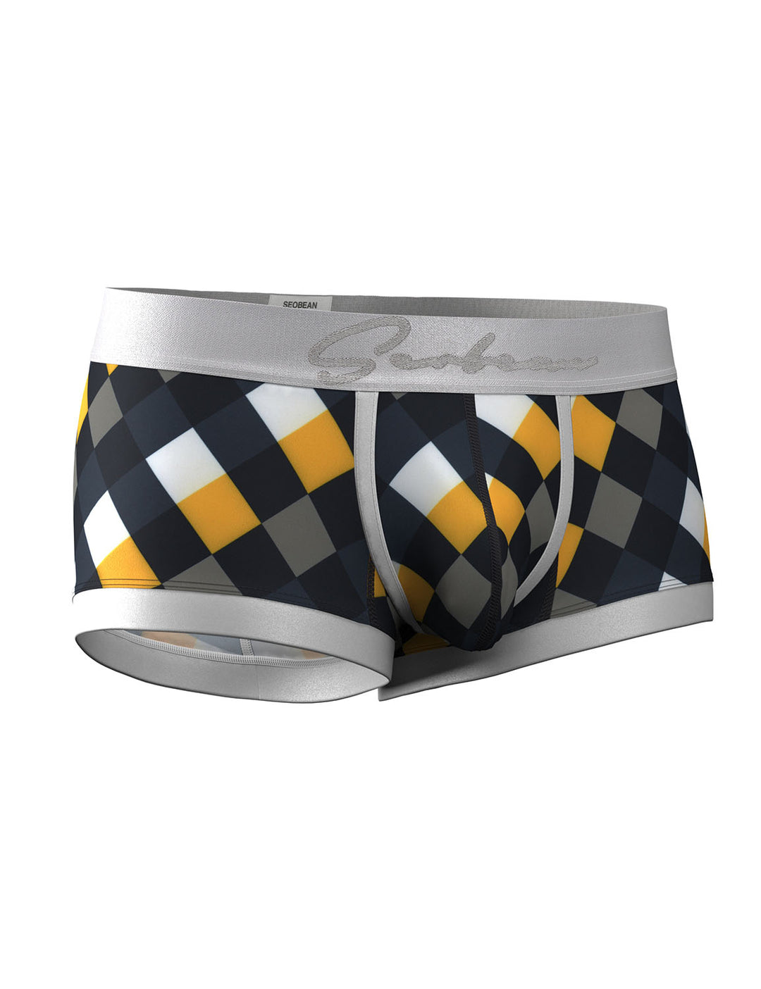 Retro Harlequin Print Boxer Briefs 260208