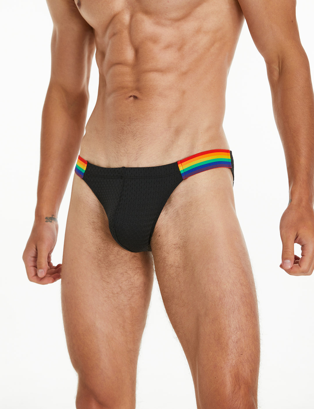 Rainbow Mesh Brief 240103