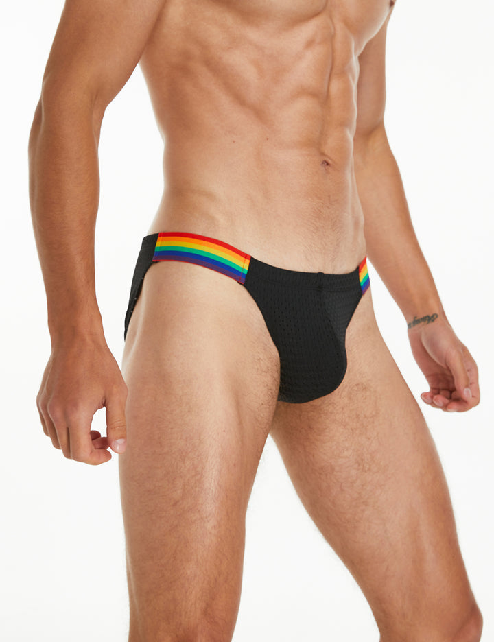 Rainbow Mesh Brief 240103