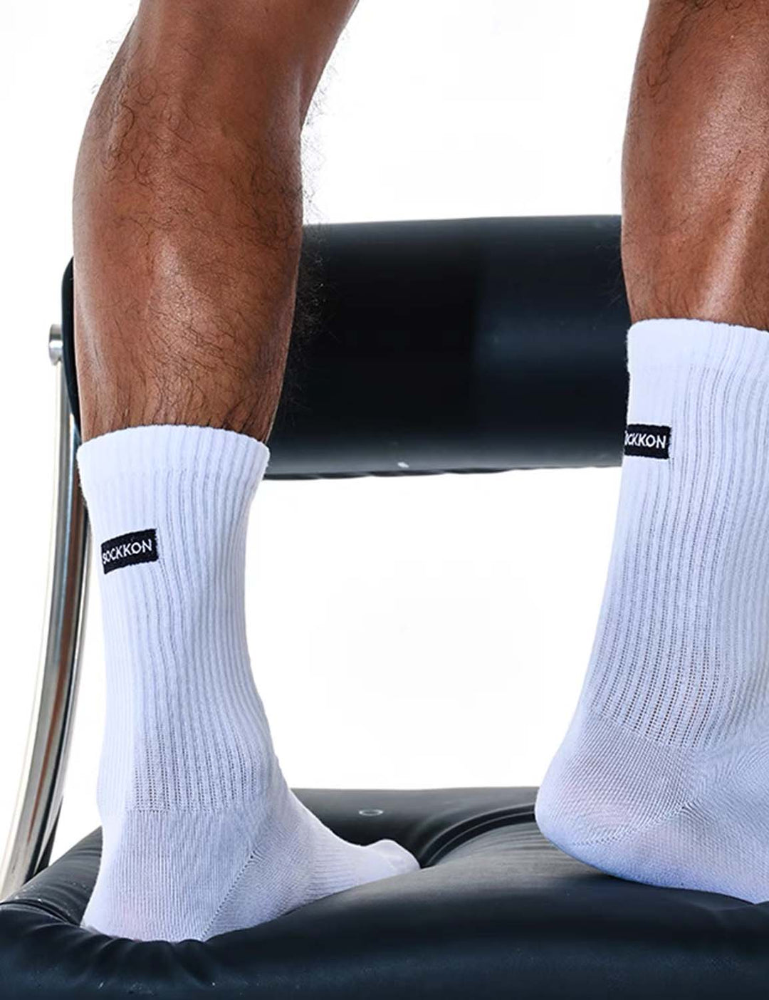 SOCKKON Logo Thin Crew Socks