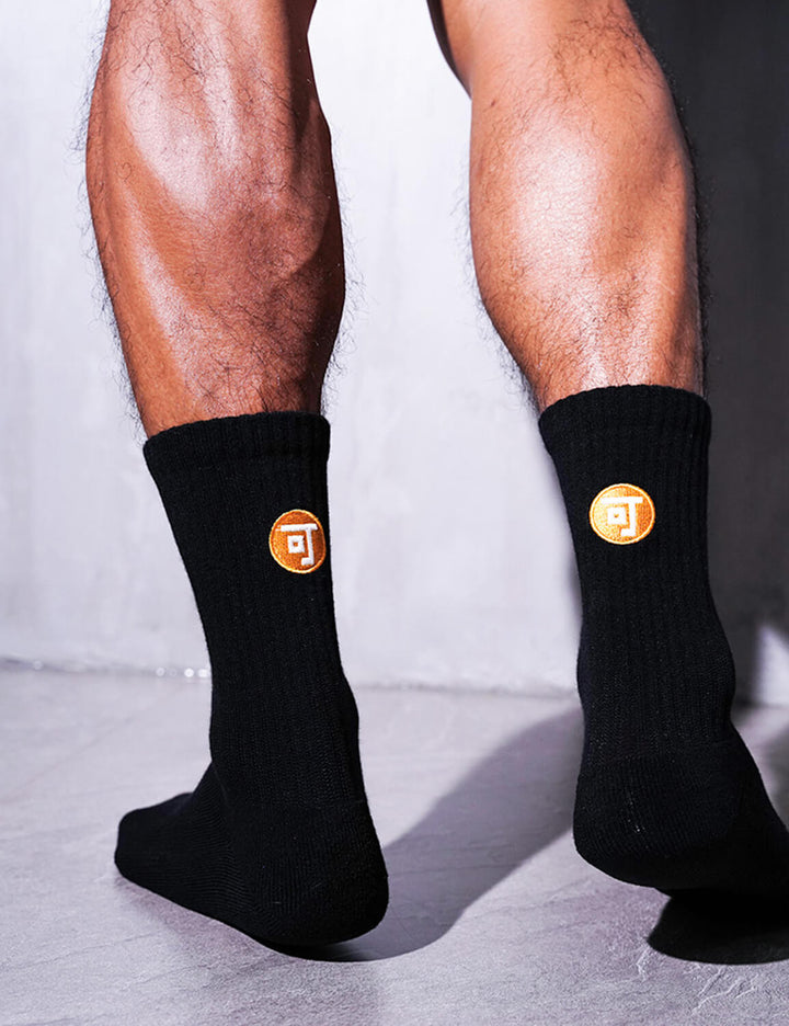 可 Sport Crew Socks SINGLE-PACK