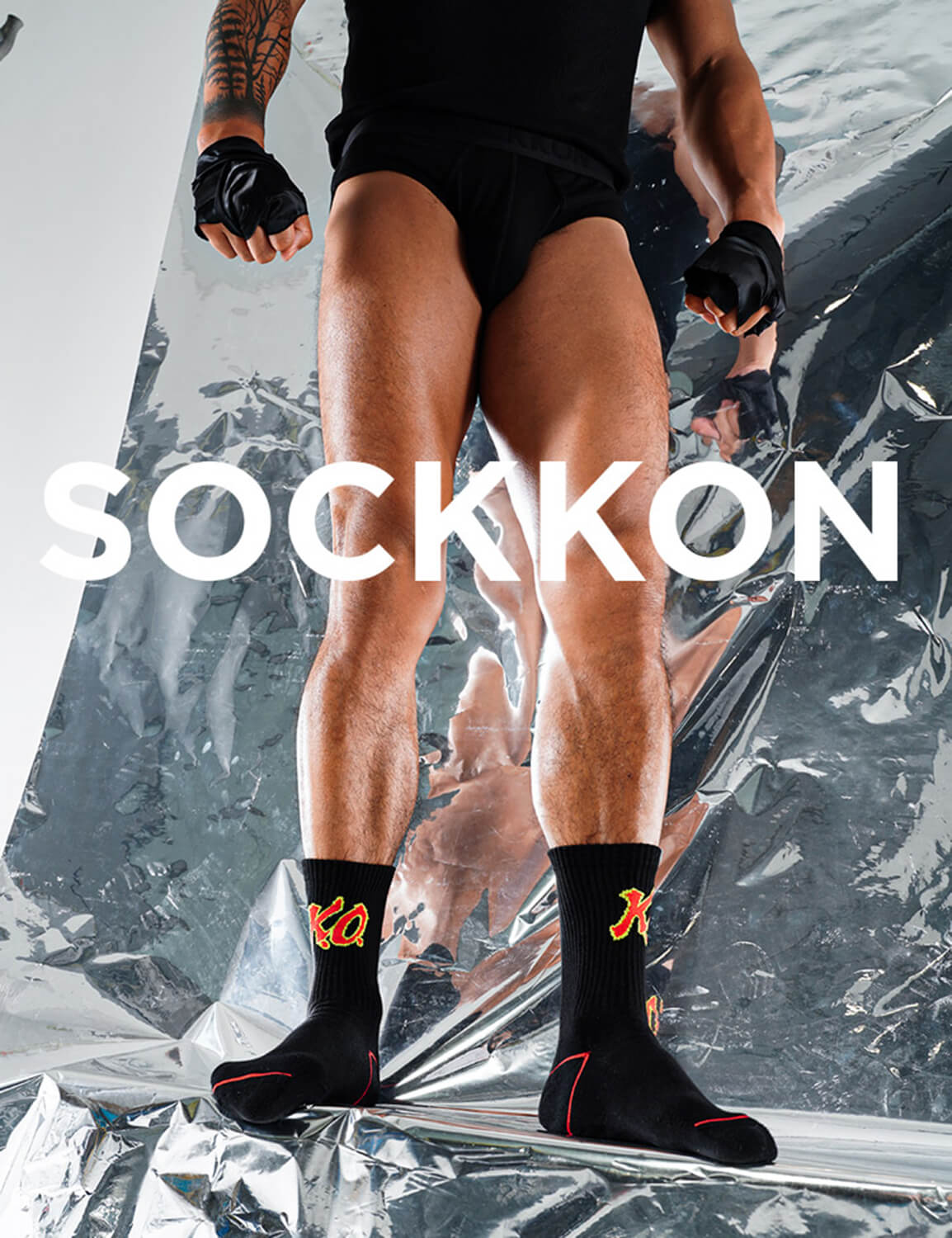 K.O. Sport Crew Socks SINGLE-PACK