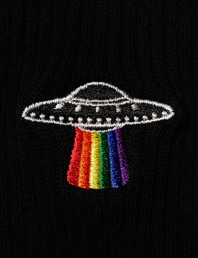 UFO Rainbow Sport Crew Socks SINGLE-PACK