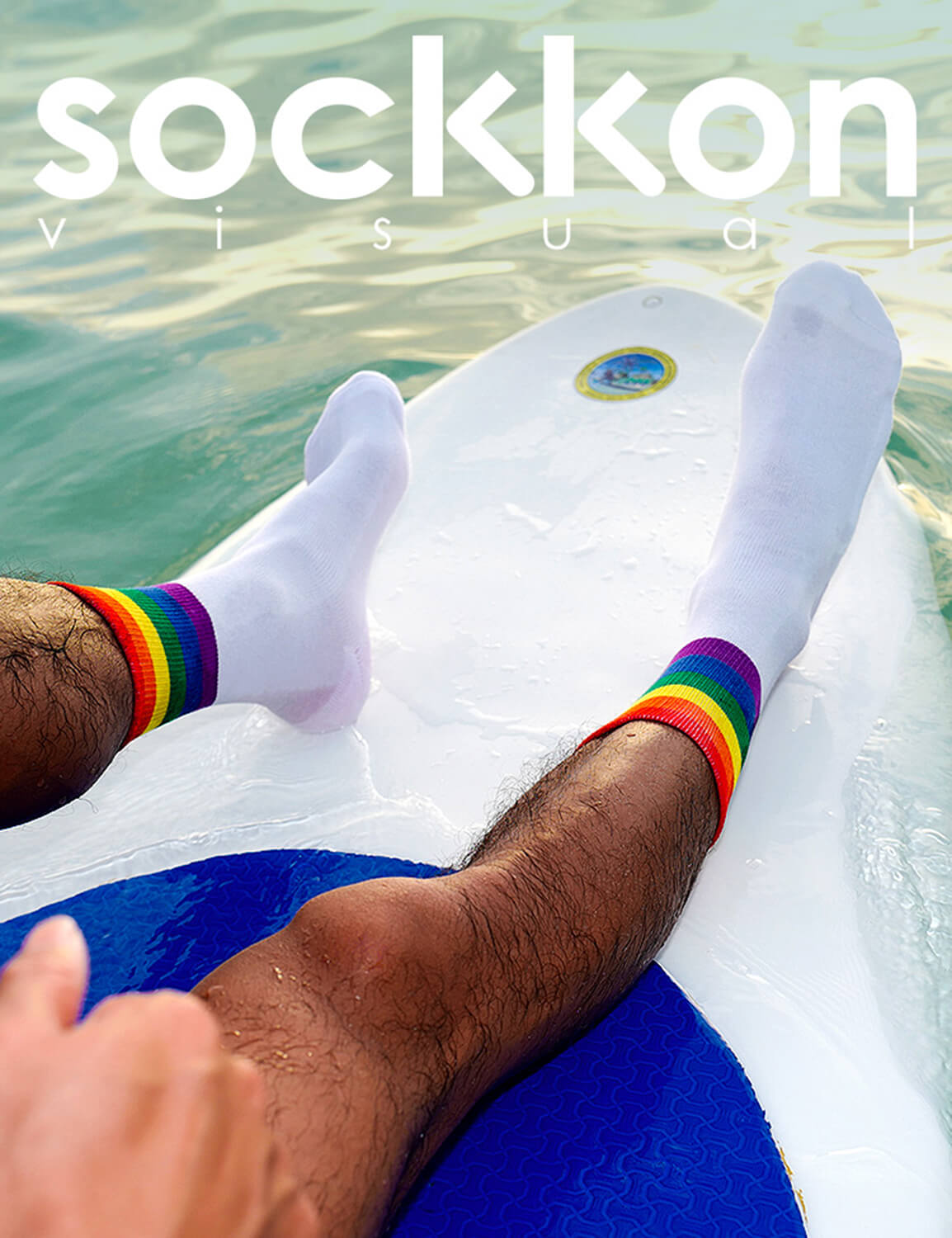 Rainbow Crew Socks SINGLE-PACK
