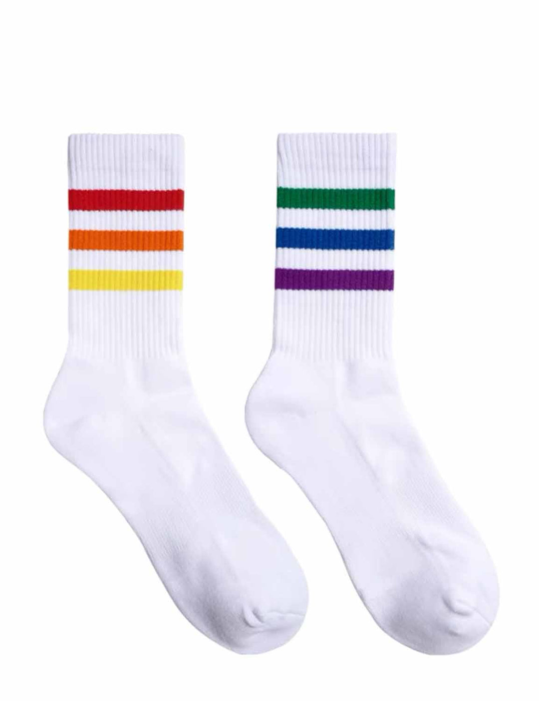 Rainbow Sport Crew Socks SINGLE-PACK