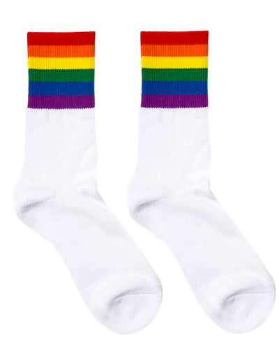 Rainbow Crew Socks SINGLE-PACK
