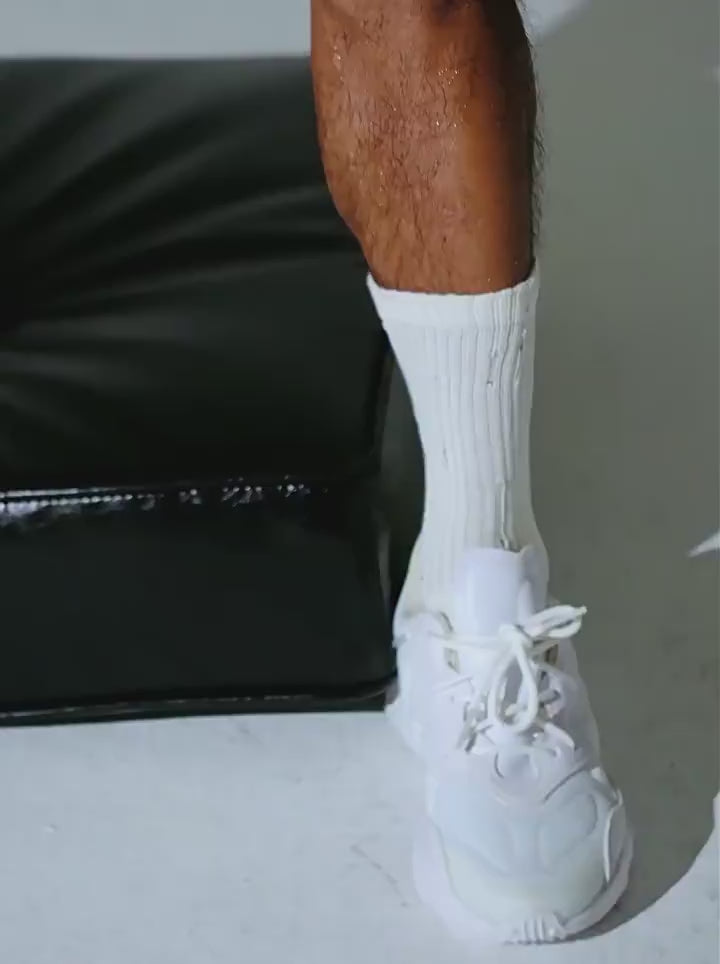 Ripped Thin Crew Socks