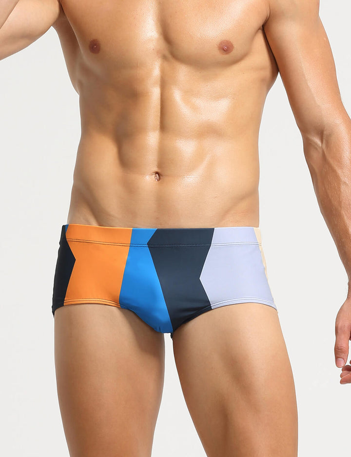 Color Block Boxer Briefs Swim 10801