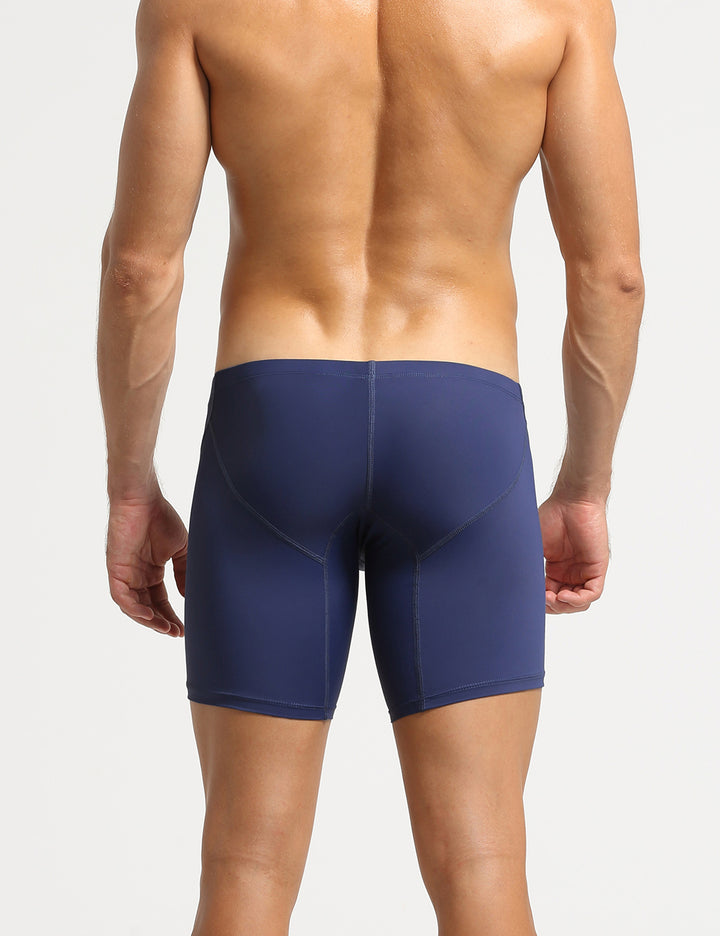 Nylon Low Rise Elastic Long Boxer Briefs 10202