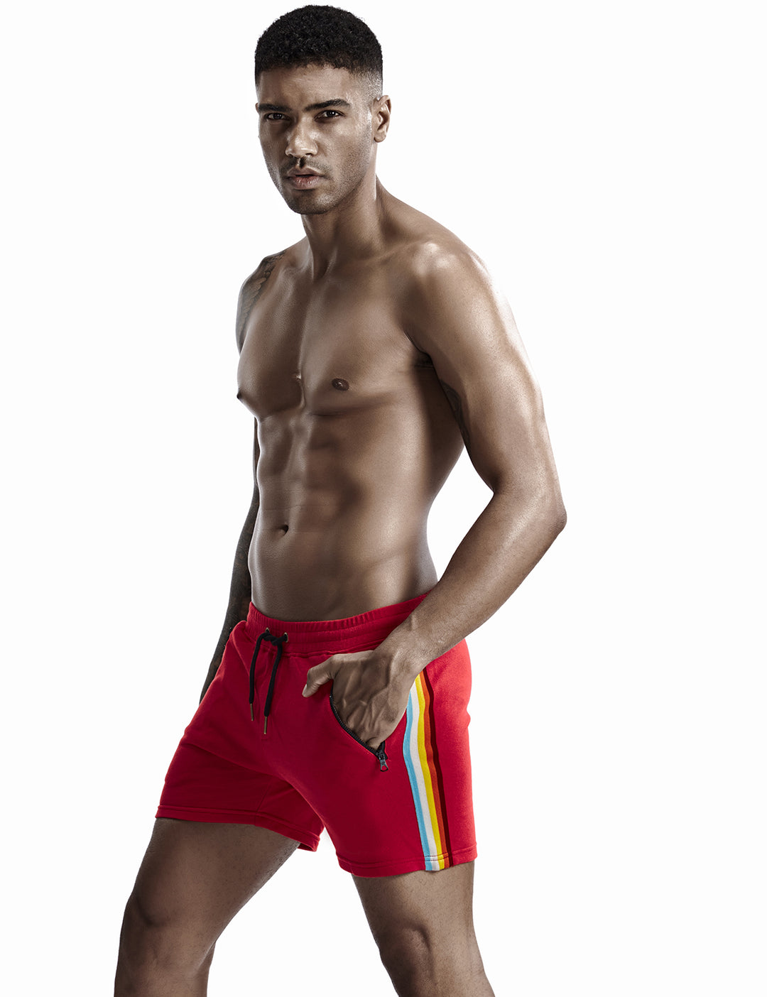 Rainbow Stripes Shorts 0501