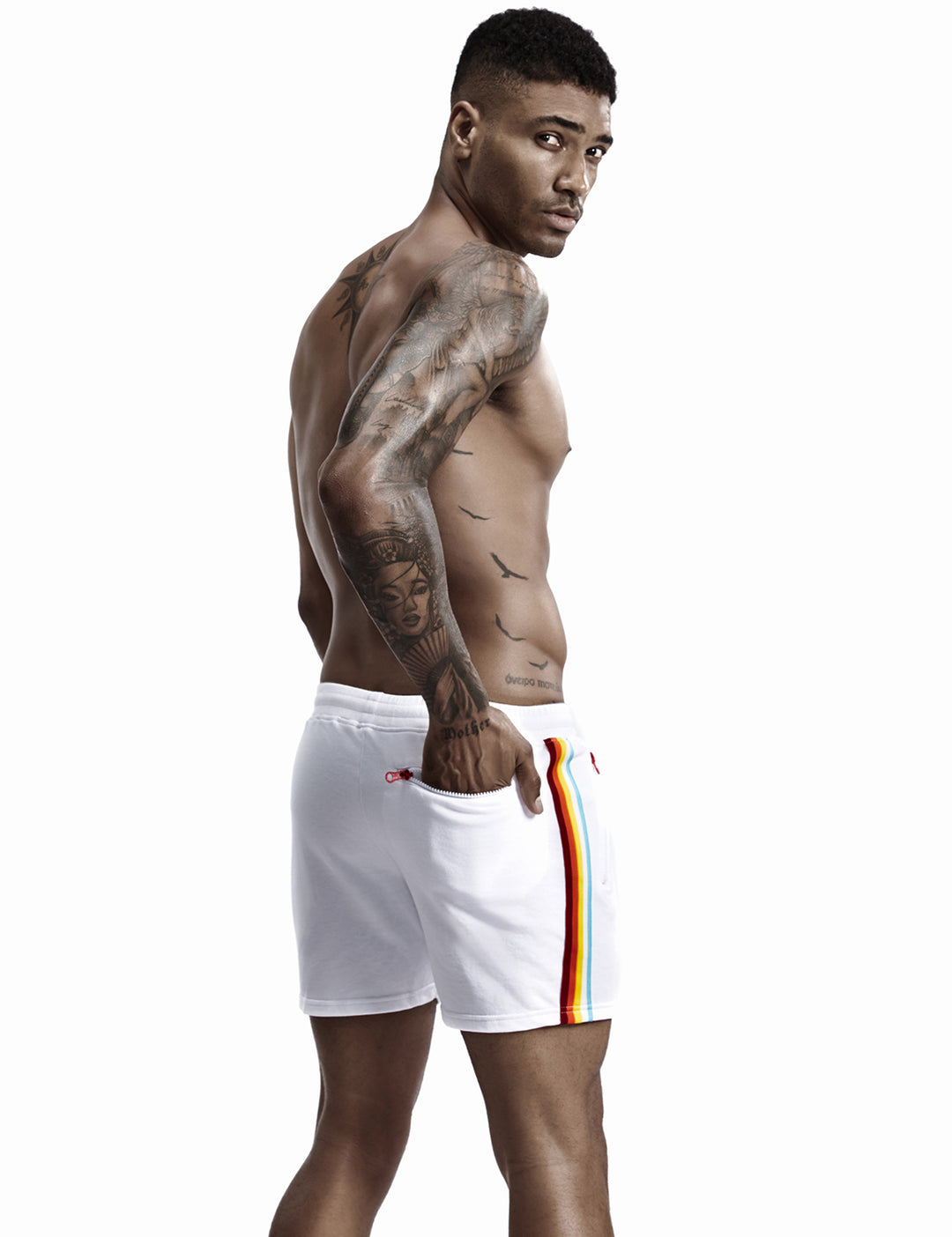 Rainbow Stripes Shorts 0501